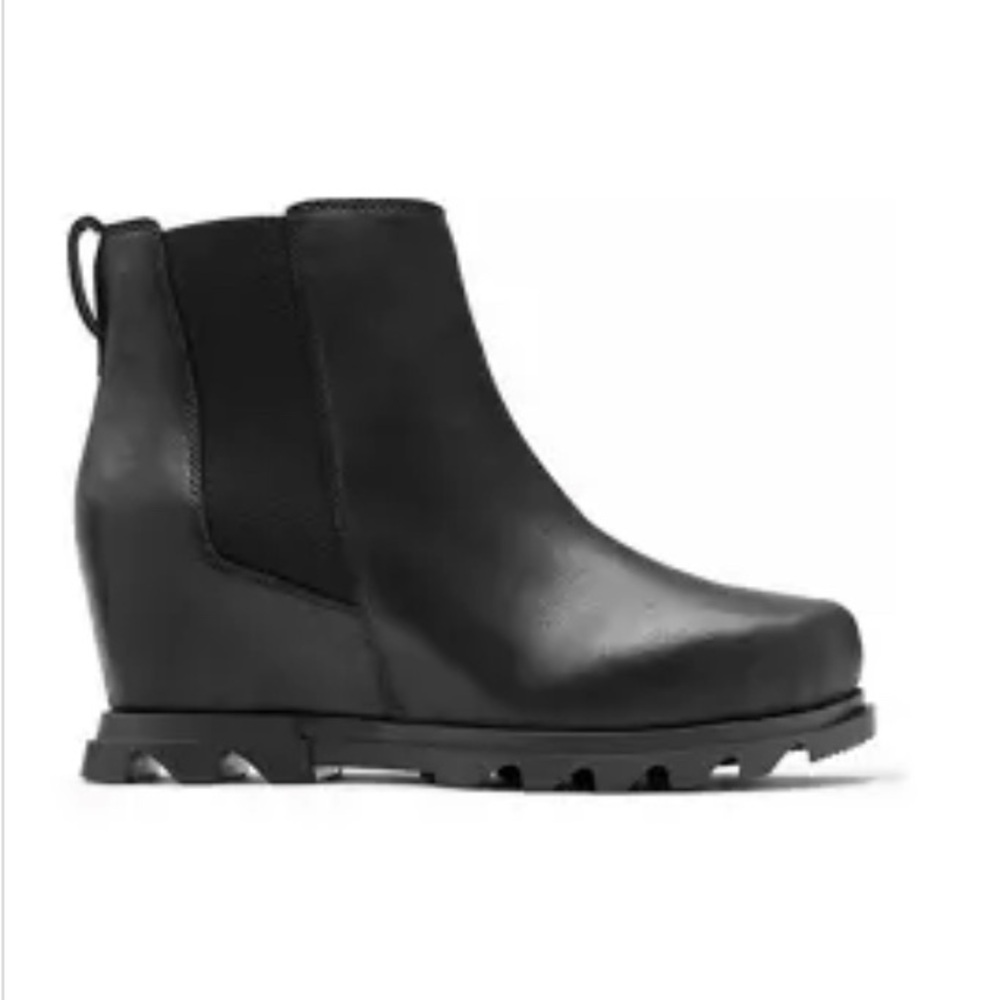 NWT SOREL Joan of Arctic Wedge III Waterproof Leather Chelsea Booties Size 12